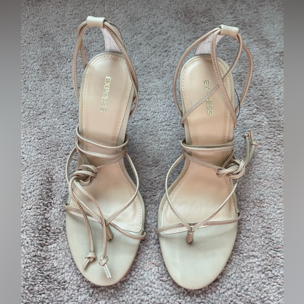 Express Ankle Wrap Heels
